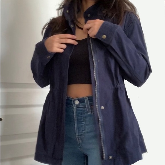 BNWT Navy blue utility style jacket - Picture 1 of 4